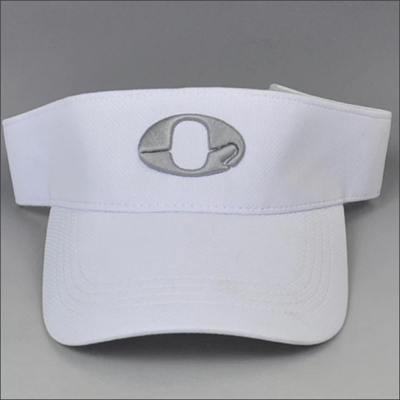 Customized 3D embroidery sun visor hat for sale