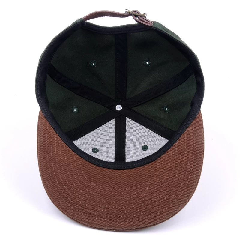 Different Kinds Of Personalized 6 Panel Hat With Plastic Strap