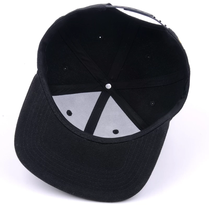 Fashion Gorra Flat Flip Brim Vintage Plain Cotton Baseball Custom Snapback Caps