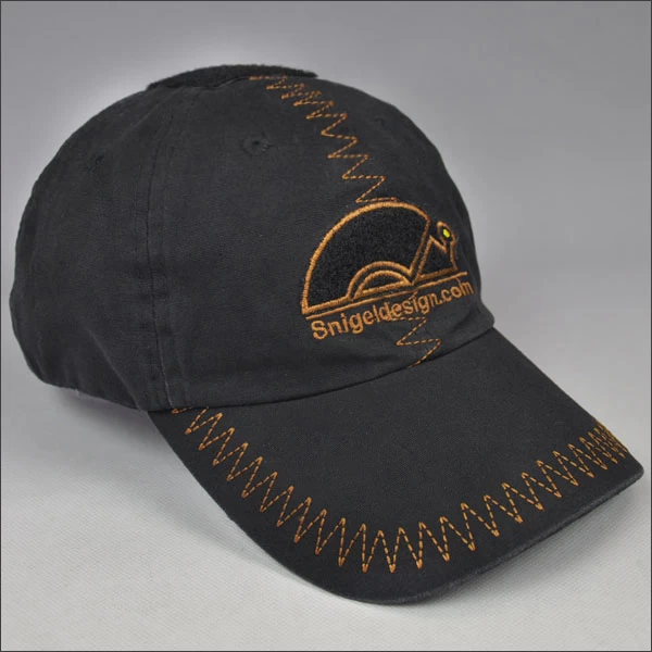 Fashion canvas cotton baseball cap without top button