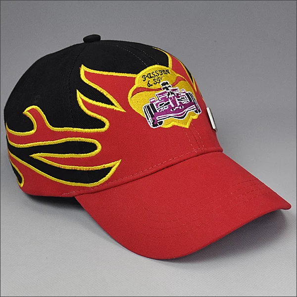 Fashion embroidery racing cap