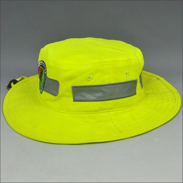 Fluorescent UV protection outdoor bucket hat