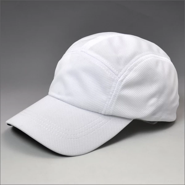 High end embroidery white golf cap