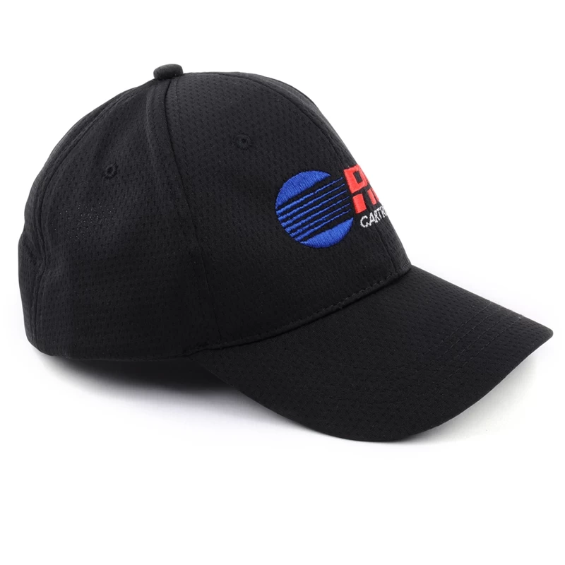 High frequency printing product elastic fitted baseball cap with 3d logo