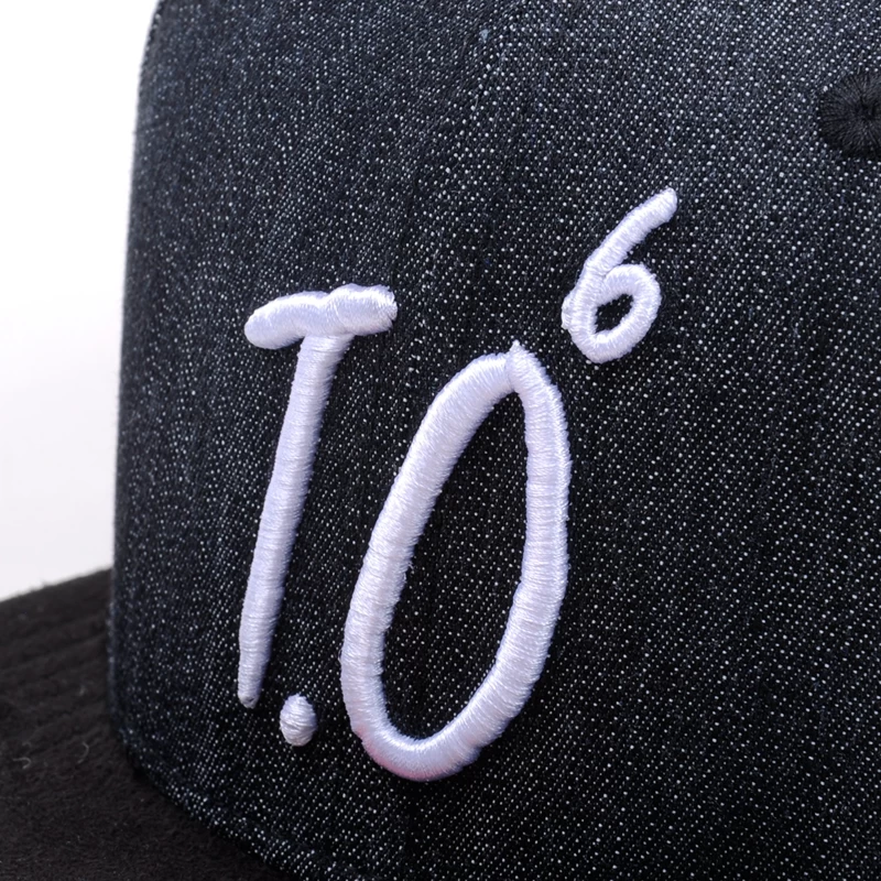 High quality custom embroidered caps snapback 3D embroidery hat 6 panel plain blank snapback caps