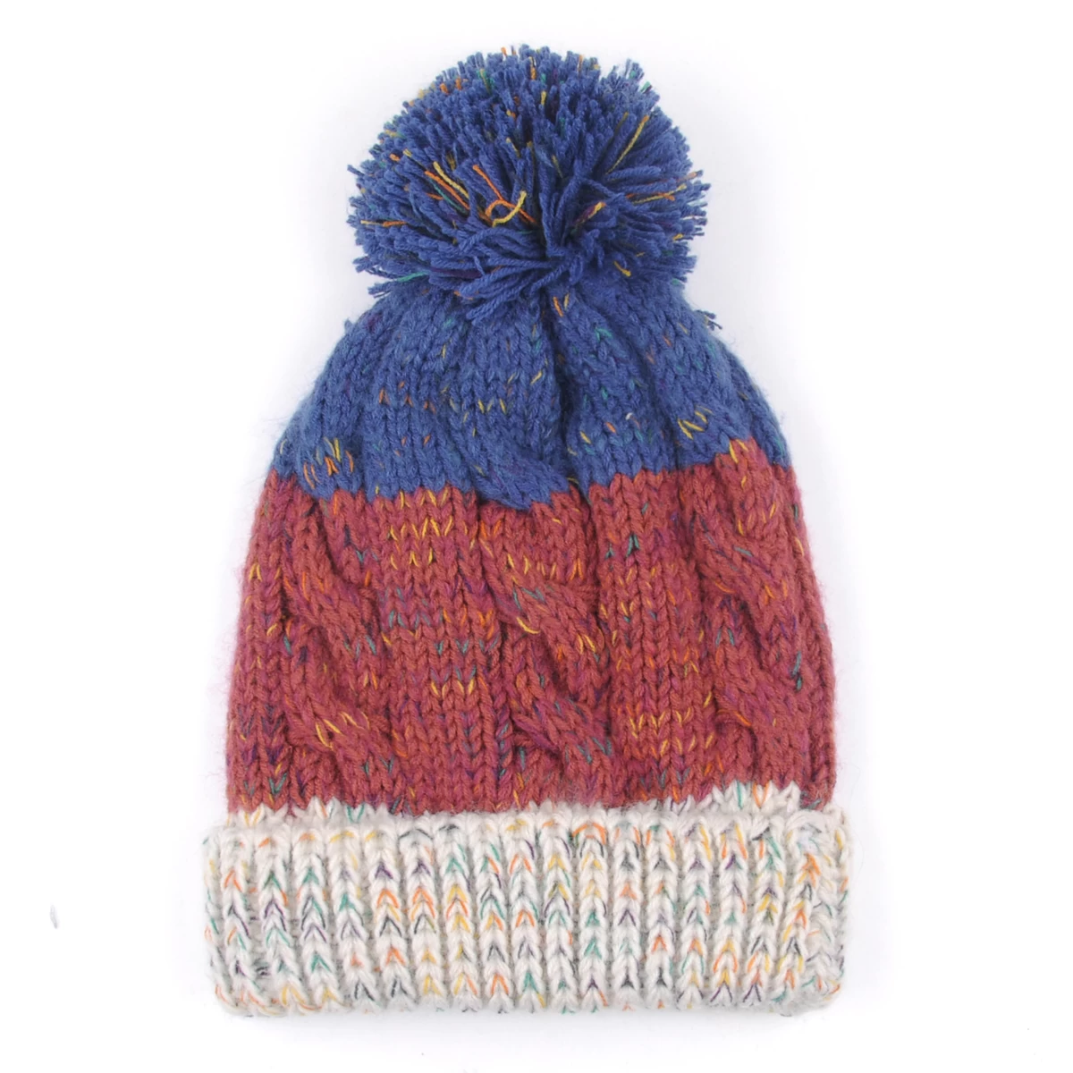 POM POM 100%  Acrylic Crochet Beanie Hats