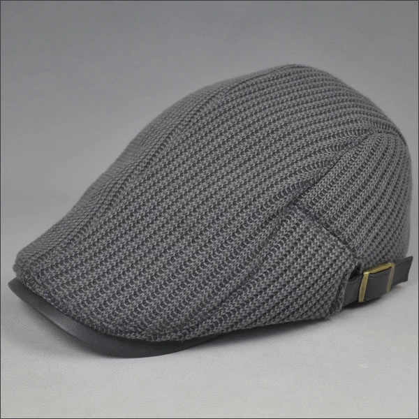 Plain black beanie hat caps