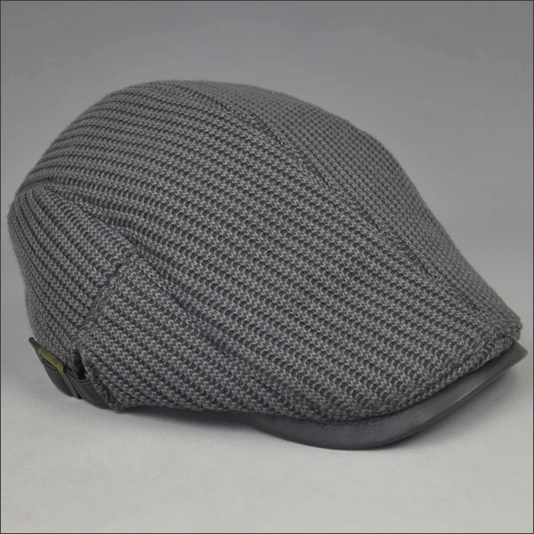 Plain black beanie hat caps