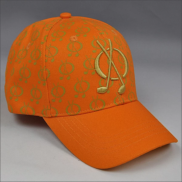 Printing fabric baseball cap design