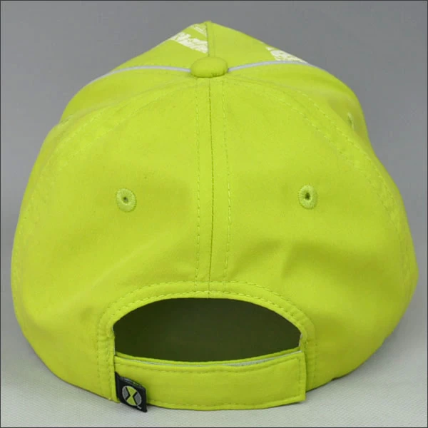 Printing green-yellow baseball children cap