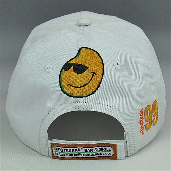 Six panel raised emboridery logo baseball cap