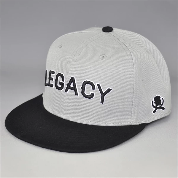 Snapback custom hat design flat cap