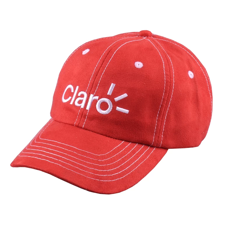 Suede Baseball Cap Adjustable Plain Dad Hat Custom