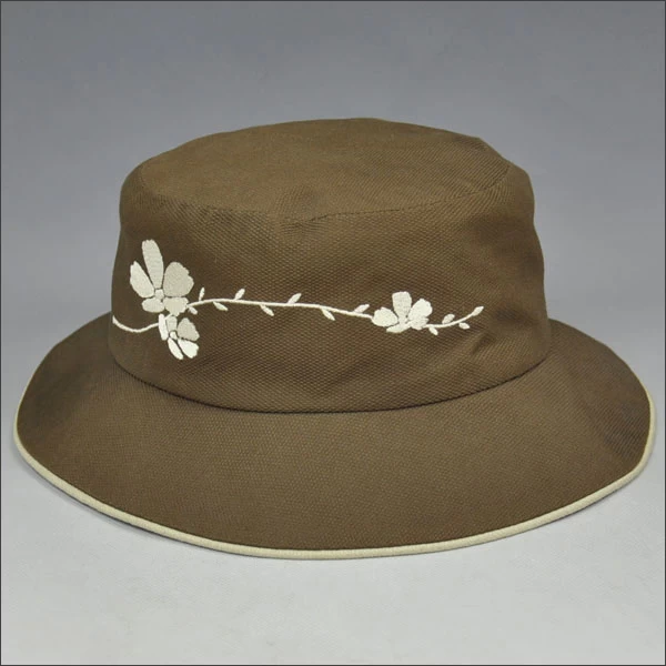 Traditional Chinese embroidery flower lady hat