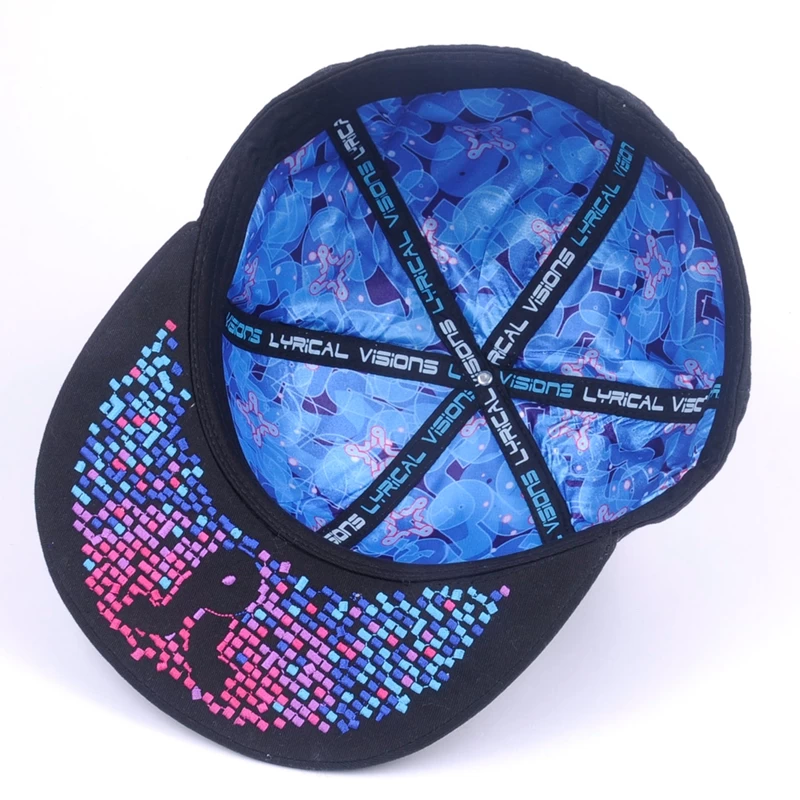 Unisex Flat Brim Galaxy Snapback Cap Hat Adjustable Hip Hop Cap