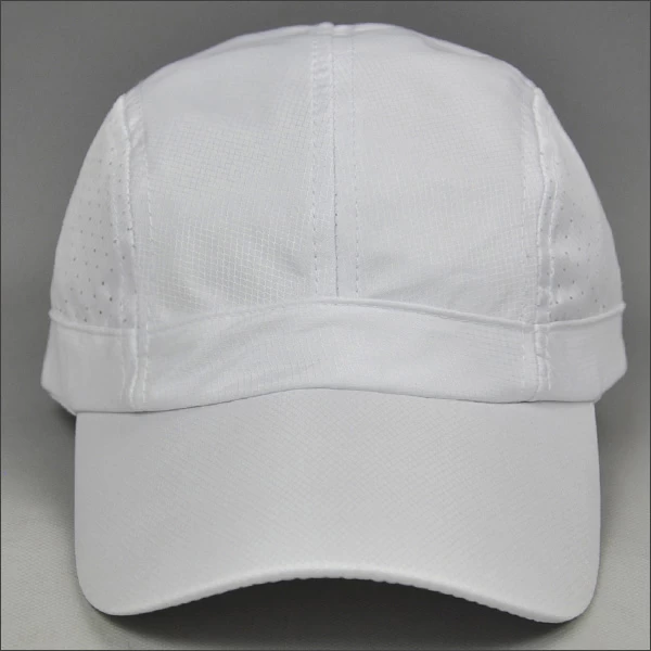 White lase holes dry fit cap