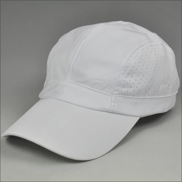White lase holes dry fit cap