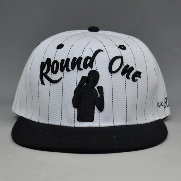 White team 3D embroidery snapback sports caps wholesale