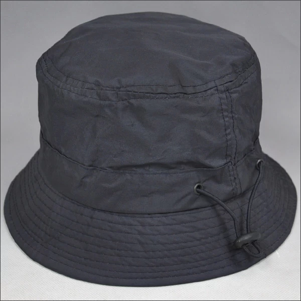 adjustable plain navy blue bucket hat