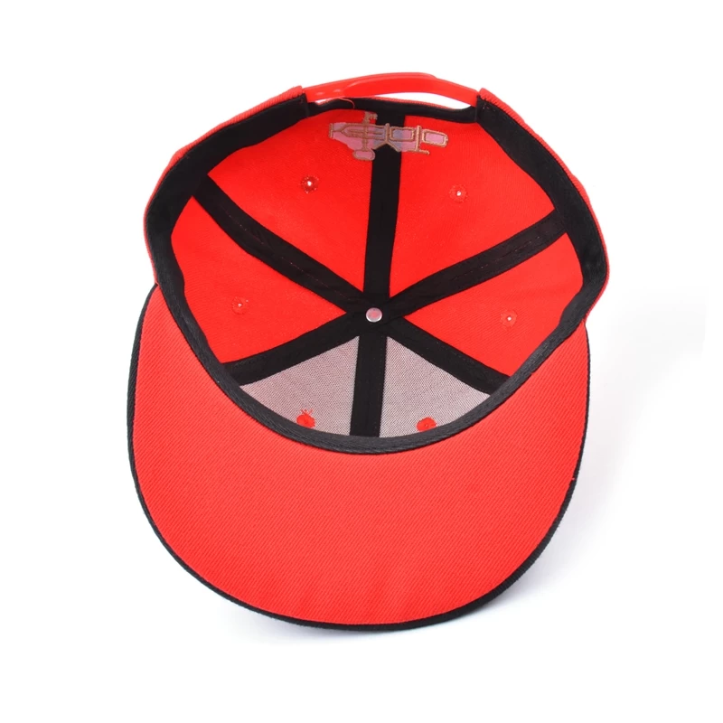 applique logo flat brim snapback hats