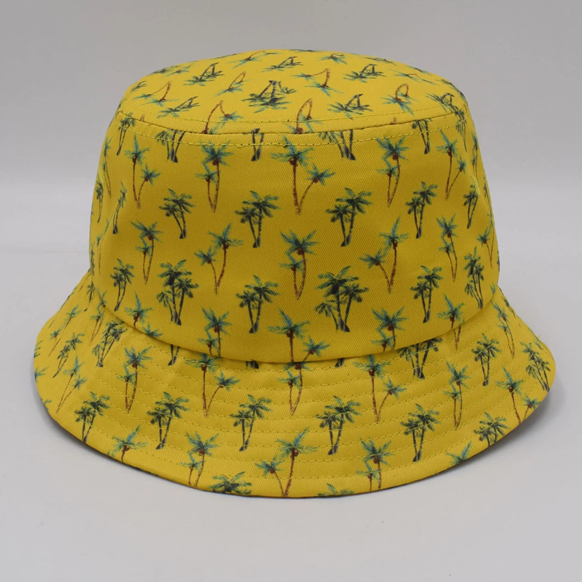 aungcrown embroidery logo summer printing fabric bucket hats