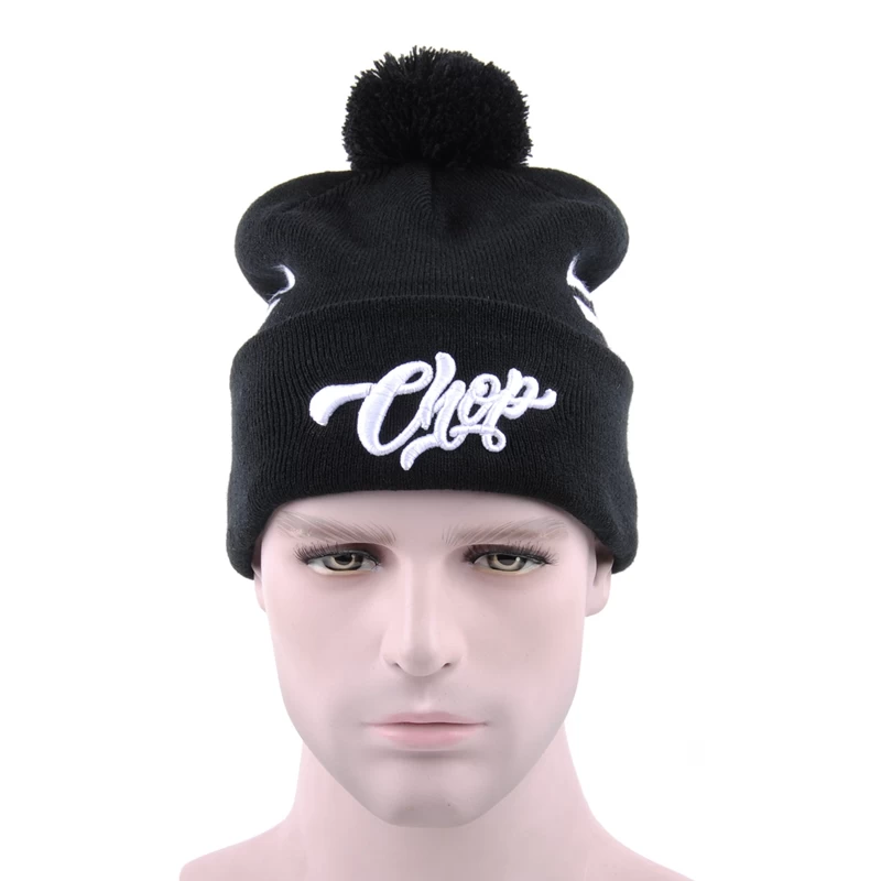 beanies embroidery, jacquard knitted hats