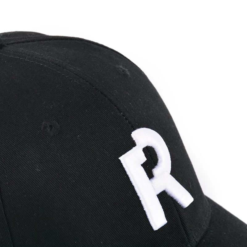black 3d embroidery baseball caps custom