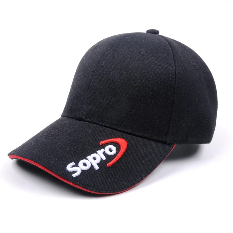 black adjustable baseball cap fashion men wholesaler