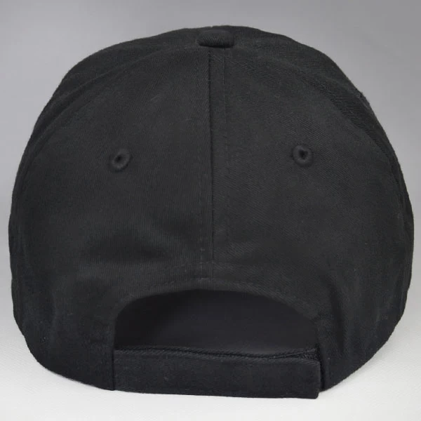 black embroidery basebal cap
