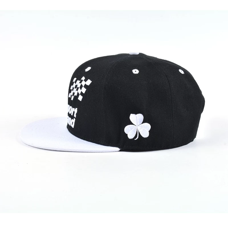 black snapback caps hats, 3d embroidery cap
