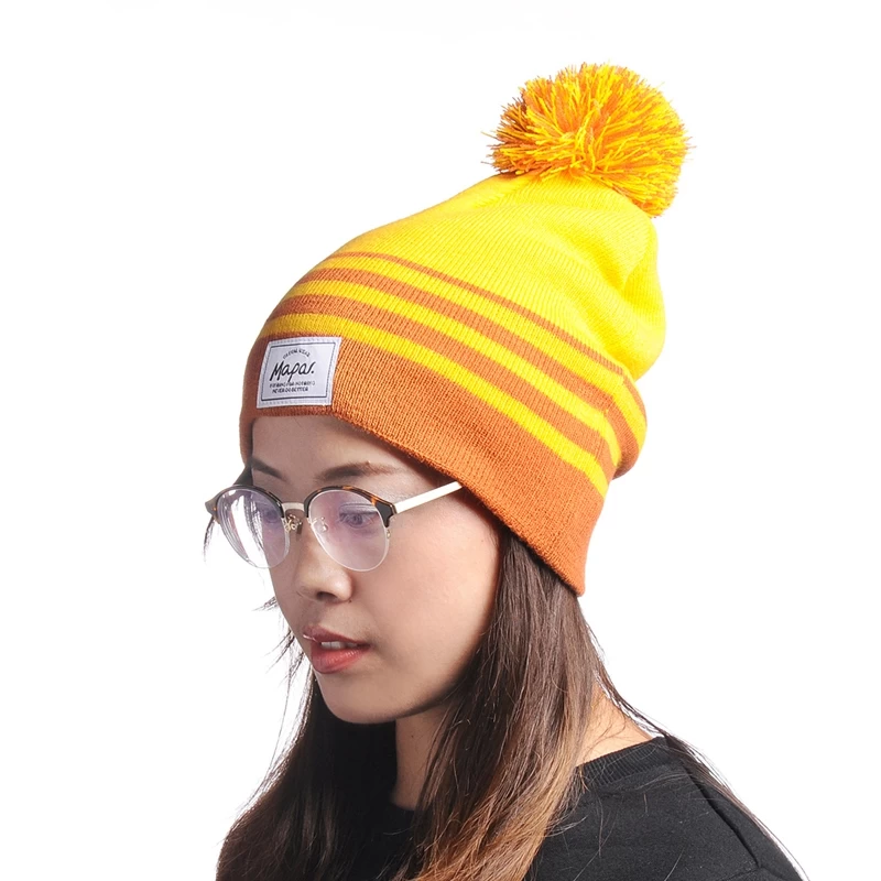 Cina cappelli beanie personalizzati con pom produttore