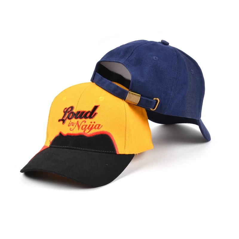 contrast stitching baseball cap