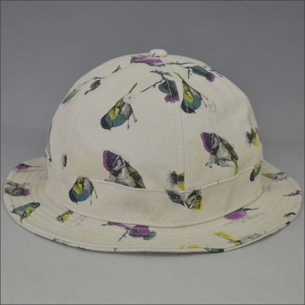 cotton canvas sun bucket hat