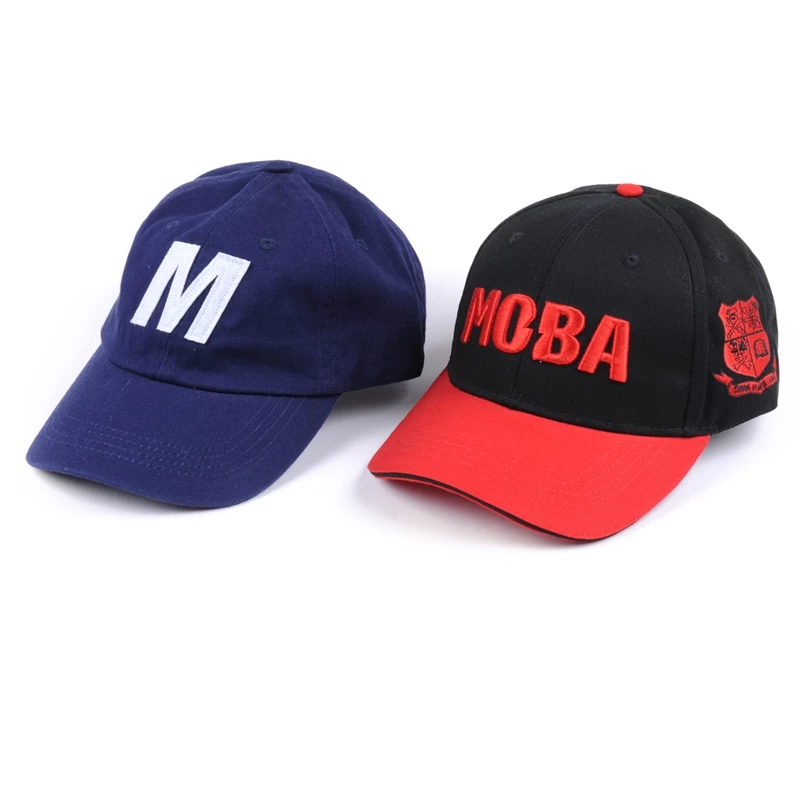 China personalizado 6 painéis de bordados esportes boné de beisebol chapéus fabricante