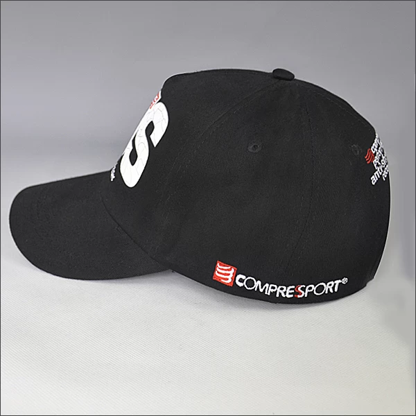 custom AUS embroidered baseball cap black