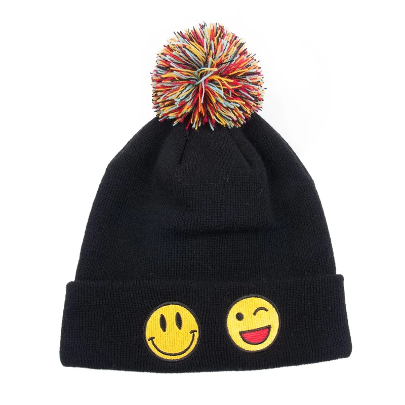 China custom beanie hats with top ball manufacturer