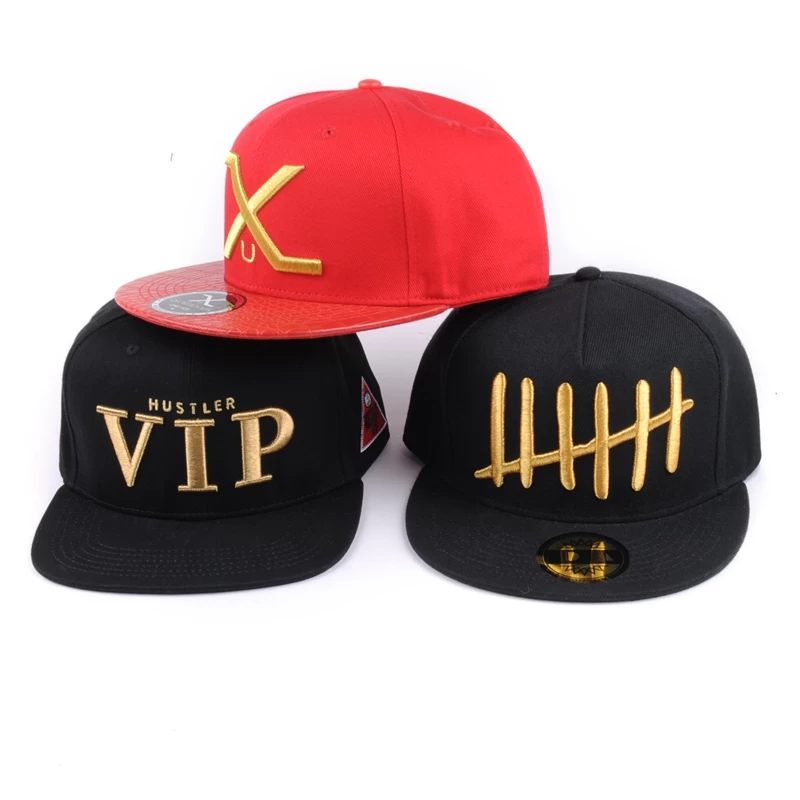 custom embroidery snapback cap with logo, 3d embroidery designs for hats
