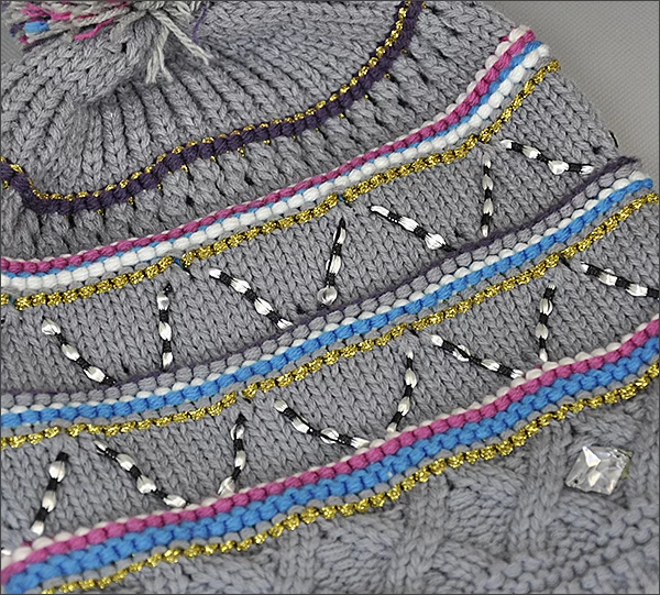 cute crochet baby beanie hat with braid