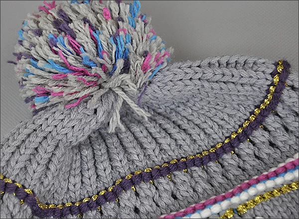 cute crochet baby beanie hat with braid