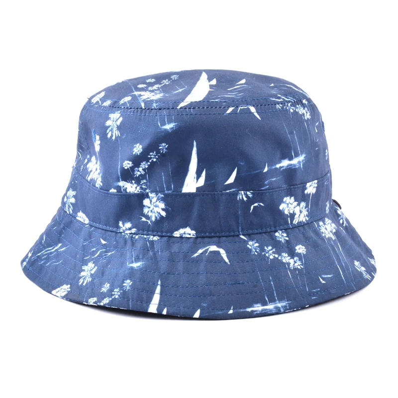中国 デザインロゴ卸売プリントバケット帽子 メーカー