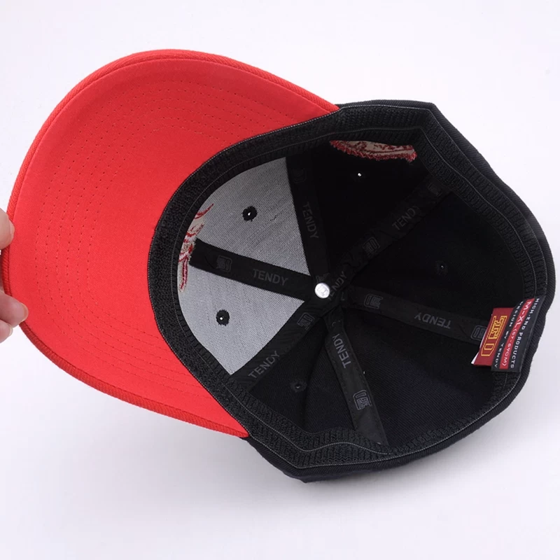 designed children sport cap with cartoon image