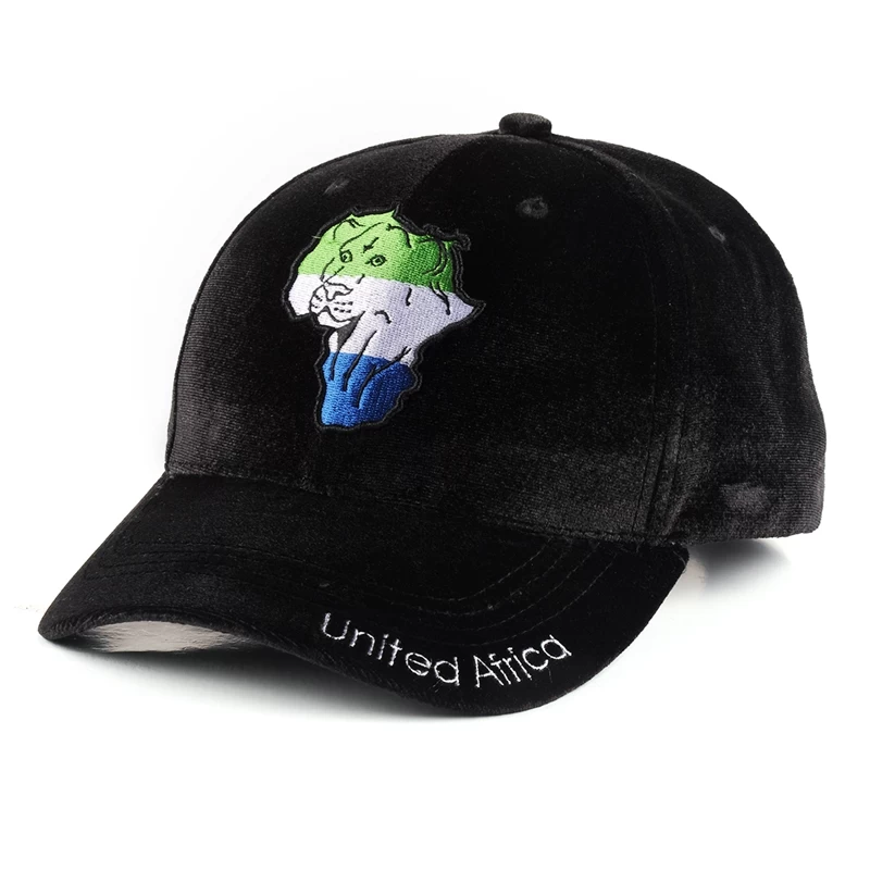 Cina cappelli da baseball neri pleuche da ricamo personalizzati produttore