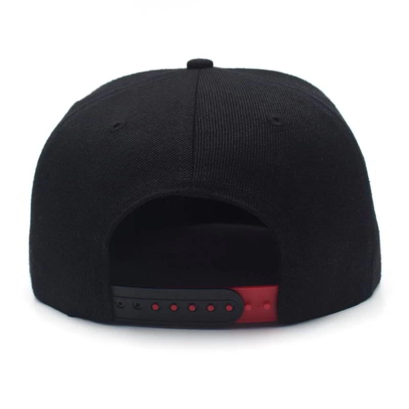 flat embroidery two color snapback hats custom design logo
