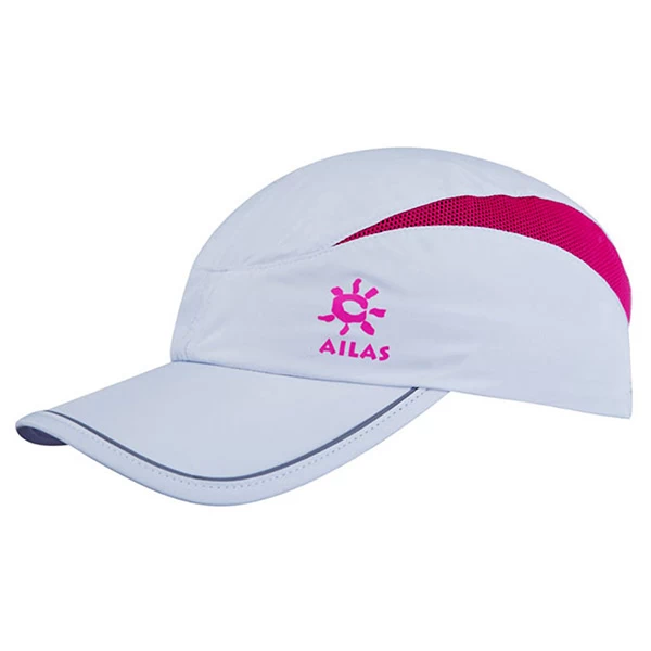 fitted white sport hat adjustable size
