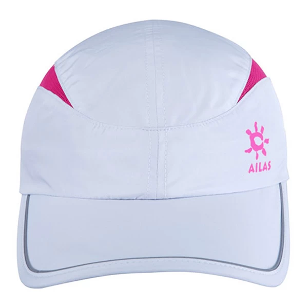 fitted white sport hat adjustable size