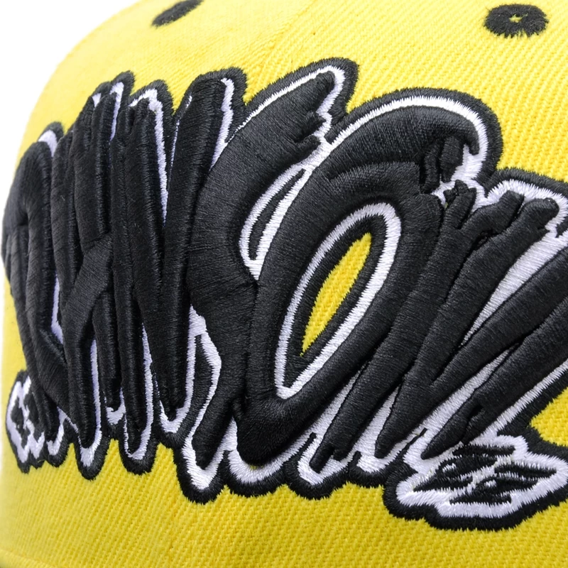 hip-hop snapback hat supplier china, custom embroidery snapback cap