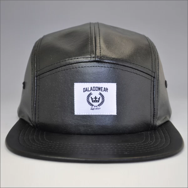 leather snapback hats custom