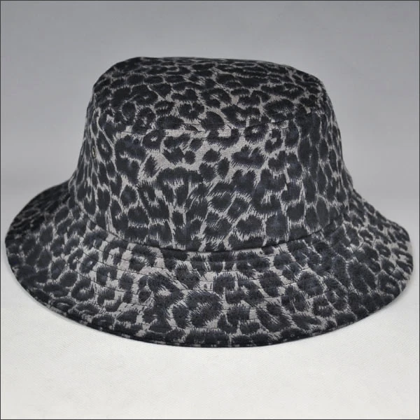 leopard printed bucket hats caps
