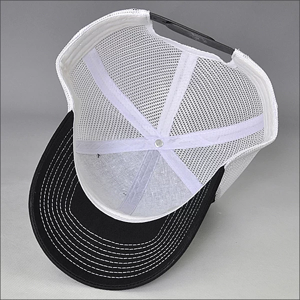 mesh curved bill trucker hat snapback cap