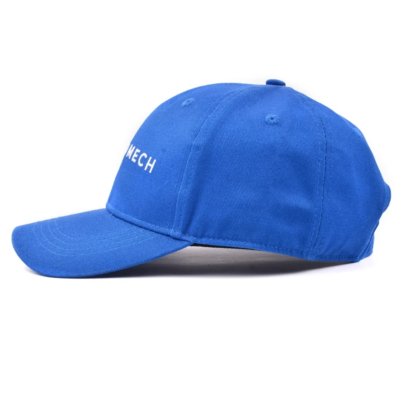 plain embroidery logo blue baseball golf caps